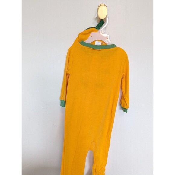 Modern Kids Pumpkin Pajama Set Orange Size 12 Months - Picture 6 of 8